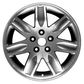 CCI® - 7 I-Spoke Machined and Silver 17x7 Alloy Factory Wheel - Remanufactured