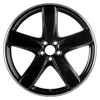 CCI® - 5-Spoke Black with Machined Lip 21x9 Alloy Factory Wheel - Remanufactured