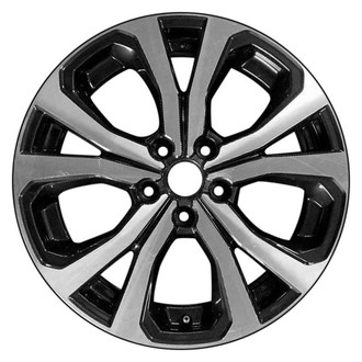 CCI® - 5 V-Spoke Machined and Black 18x7 Alloy Factory Wheel - Remanufactured