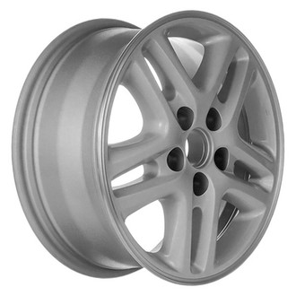 CCI® - Double 5-Spoke Light Silver Acrylic Textured 16x7 Alloy Factory Wheel - Remanufactured