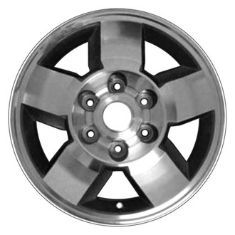 CCI® - 5-Spoke Machined and Charcoal 16x7 Alloy Factory Wheel - Remanufactured