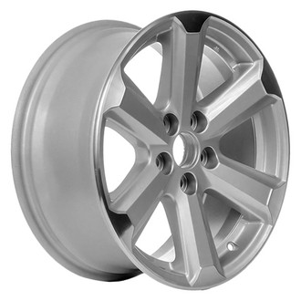 CCI® - 6 I-Spoke Machined and Silver 17x7.5 Alloy Factory Wheel - Remanufactured