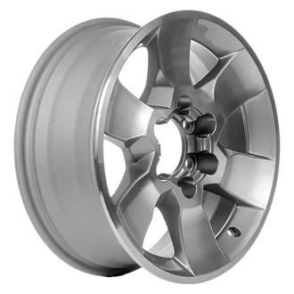 CCI® - 6 I-Spoke Machined and Medium Charcoal 17x7 Alloy Factory Wheel - Remanufactured