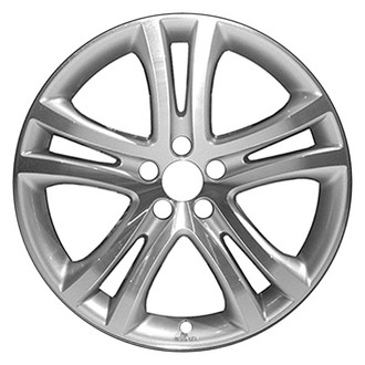 CCI® - Double 5-Spoke Machined and Bright Sparkle Silver 19x9 Alloy Factory Wheel - Remanufactured