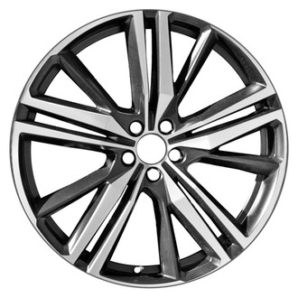 CCI® - 10 Alternating-Spoke Machined and Black 21x8.5 Alloy Factory Wheel - Remanufactured
