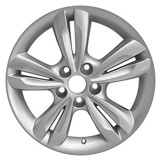 CCI® - Double 5-Spoke Silver 17x6.5 Alloy Factory Wheel - Remanufactured