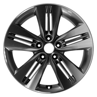 CCI® - Triple 5-Spoke Machined Medium Charcoal Metallic 18x6.5 Alloy Factory Wheel - Remanufactured