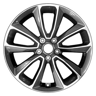 CCI® - 5 V-Spoke Machined and Dark Silver Metallic 18x7.5 Alloy Factory Wheel - Remanufactured