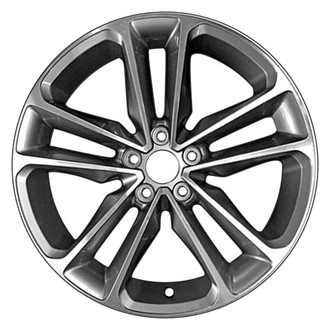CCI® - Double 5-Spoke Machined and Medium Charcoal 19x7.5 Alloy Factory Wheel - Remanufactured