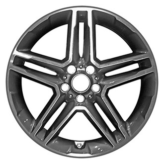 CCI® - Double 5-Spoke Machined and Medium Charcoal 19x7.5 Alloy Factory Wheel - Remanufactured
