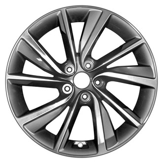 CCI® - 10 Spiral-Spoke Machined and Dark Silver 18x7.5 Alloy Factory Wheel - Remanufactured