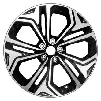 CCI® - 10 Spiral-Spoke Machined and Black 19x7.5 Alloy Factory Wheel - Remanufactured