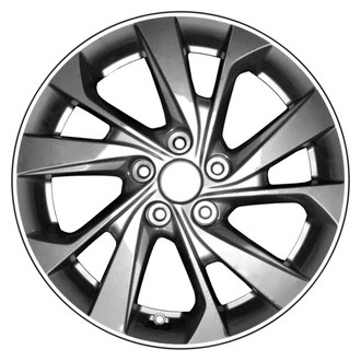 CCI® - 10 Spiral-Spoke Light Silver Metallic 17x7 Alloy Factory Wheel - Remanufactured