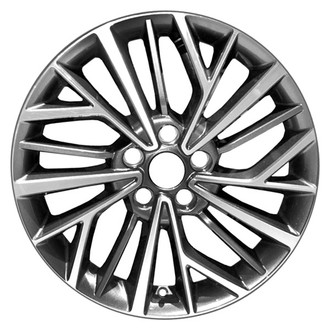 CCI® - 20 Spiral-Spoke Machined and Medium Charcoal Metallic 18x7 Alloy Factory Wheel - Remanufactured