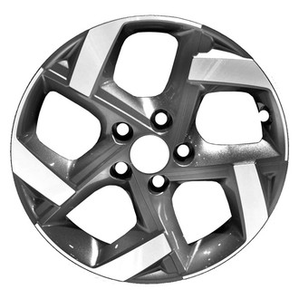 CCI® - 5-Spoke Medium Charcoal with Machined Face 17x6.5 Alloy Factory Wheel - Remanufactured