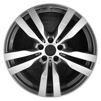 CCI® - Double 5-Spoke Machined and Medium Gray 20x10 Alloy Factory Wheel - Remanufactured