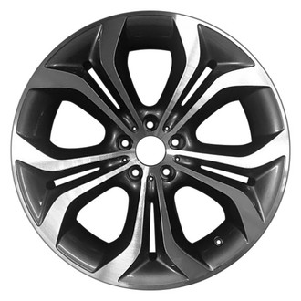 CCI® - 5 V-Spoke Medium Charcoal with Machined Face 20x11 Alloy Factory Wheel - Remanufactured