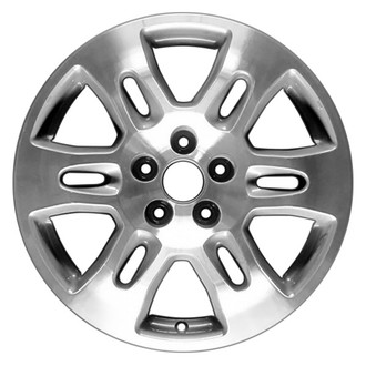 CCI® - 6-Spoke Machined and Light Silver 18x8 Alloy Factory Wheel - Replica