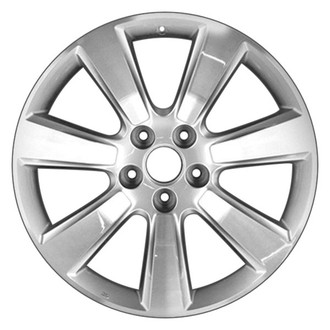 CCI® - 7 I-Spoke Machined and Medium Charcoal Metallic 19x8 Alloy Factory Wheel - Remanufactured