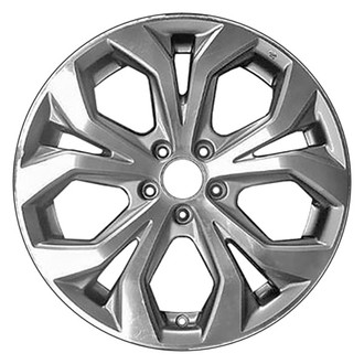 CCI® - 5 V-Spoke Slow Machined and Dark Silver 18x7.5 Alloy Factory Wheel - Remanufactured