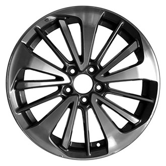 CCI® - 15 Spiral-Spoke Machined and Medium Charcoal Metallic 18x7.5 Alloy Factory Wheel - Remanufactured