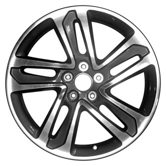 CCI® - 5 Double Spiral-Spoke Dark Charcoal Metallic with Machined Face 20x8 Alloy Factory Wheel - Remanufactured