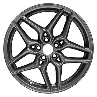 CCI® - Double 5-Spoke Machined and Medium Charcoal Metallic 19x8 Alloy Factory Wheel - Remanufactured