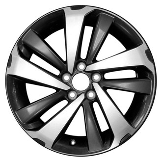 CCI® - 10 Spiral-Spoke Machined and Medium Charcoal Metallic 18x7.5 Alloy Factory Wheel - Remanufactured