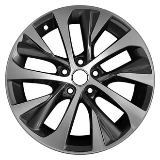 CCI® - 10-Spoke Machined and Medium Charcoal Metallic 18x4.5 Alloy Factory Wheel - Remanufactured
