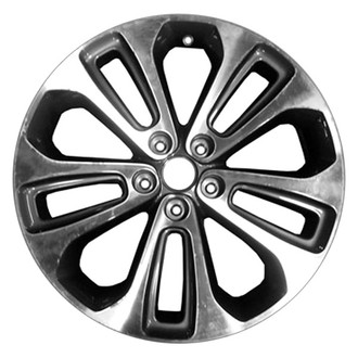 CCI® - 5 V-Spoke Machined and Medium Charcoal 19x7.5 Alloy Factory Wheel - Remanufactured