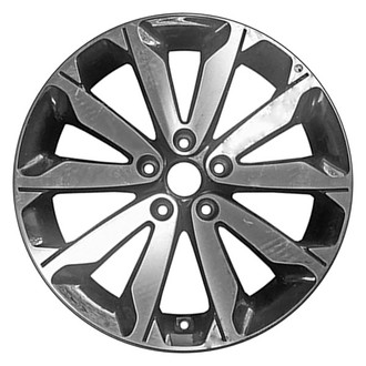 CCI® - 5 V-Spoke Black with Machined Face 18x7 Alloy Factory Wheel - Remanufactured