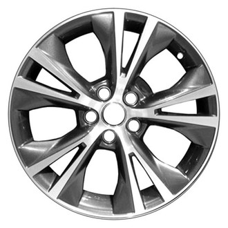 CCI® - 5 V-Spoke Dark Charcoal Metallic with Machined Face 18x7.5 Alloy Factory Wheel - Replica
