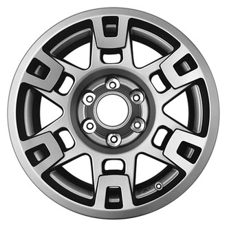 CCI® - 6 Split-Spoke Machined and Medium Charcoal Metallic 17x7 Alloy Factory Wheel - Remanufactured