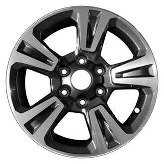 CCI® - 5-Spoke Charcoal with Machined Face 17x7.5 Alloy Factory Wheel - Remanufactured