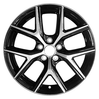 CCI® - 5 Y-Spoke Black with Machined Face 18x7.5 Alloy Factory Wheel - Replica