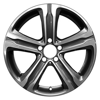 CCI® - 5-Spoke Dark Charcoal with Machined Face 18x8 Alloy Factory Wheel - Remanufactured