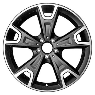 CCI® - Double 5-Spoke Black with Machined Face 19x8 Alloy Factory Wheel - Remanufactured