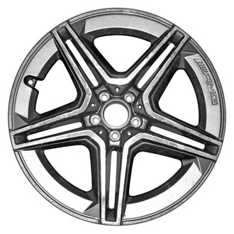 CCI® - Double 5-Spoke Machined and Medium Charcoal Metallic 20x9 Alloy Factory Wheel - Remanufactured