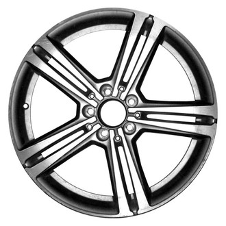 CCI® - Double 5-Spoke Medium Charcoal Metallic with Machined Face 18x8 Alloy Factory Wheel - Remanufactured