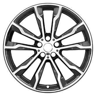CCI® - 5 V-Spoke Dark Charcoal with Machined Face 20x9.5 Alloy Factory Wheel - Remanufactured