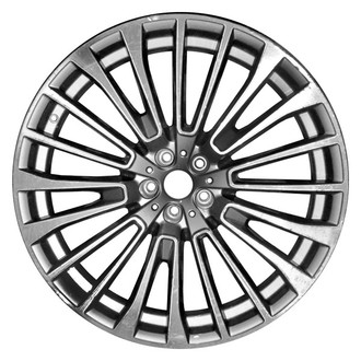 CCI® - 10 Double-Spoke Medium Charcoal with Machined Face 22x9.5 Alloy Factory Wheel - Remanufactured