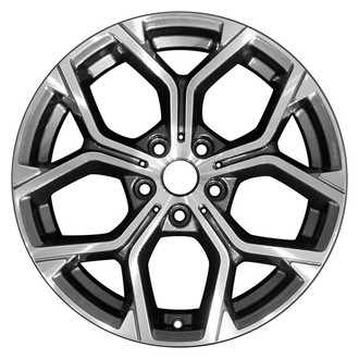 CCI® - 5 Y-Spoke Machined and Medium Charcoal Metallic 18x7.5 Alloy Factory Wheel - Remanufactured