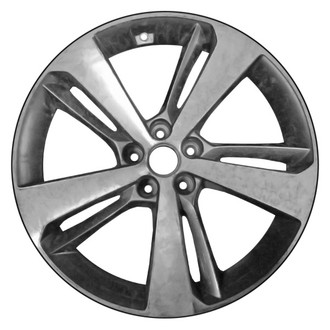 CCI® - 10-Spoke Machined and Medium Charcoal Metallic 20x8.5 Alloy Factory Wheel - Remanufactured