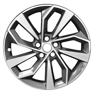 CCI® - 10 I-Spoke Dark Charcoal Metallic with Machined Face 19x8 Alloy Factory Wheel - Remanufactured