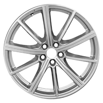 CCI® - 10 I-Spoke Machined Medium Silver 20x8 Alloy Factory Wheel - Remanufactured