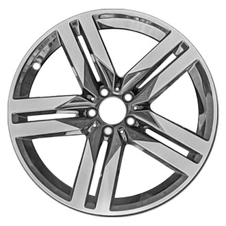 CCI® - Double 5-Spoke Black Matte Clear with Machined Face 20x8.5 Alloy Factory Wheel - Remanufactured