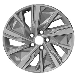 CCI® - 5-Slot Machined Medium Charcoal Metallic 17x7 Alloy Factory Wheel - Remanufactured