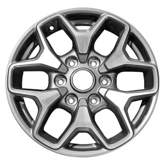 CCI® - 6 Split-Spoke Machined Dark Silver Metallic 17x8 Alloy Factory Wheel - Remanufactured