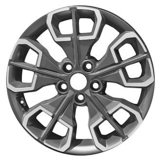 CCI® - 5 Split-Spoke Black Matte Clear with Machined Face 18x7.5 Alloy Factory Wheel - Remanufactured