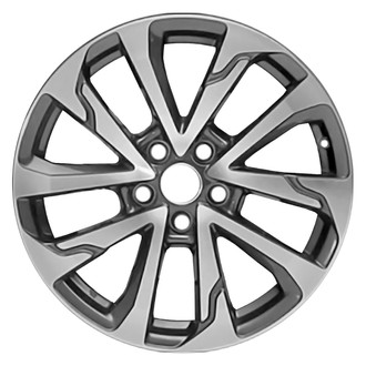CCI® - 10 I-Spoke Machined Medium Charcoal Metallic 18x7 Alloy Factory Wheel - Remanufactured